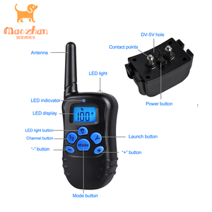 2023 रिमोट बीप कंपन सदमे निविड़ अंधकार रिमोट रिचार्जेबल इलेक्ट्रिक शॉक कुत्ता प्रशिक्षण कॉलर के लिए कुत्ते - Product Image 4