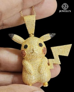 Pendentif en diamant serti de pierres, design haut de gamme, bijoux hip-hop, vente en gros, meilleur prix auprès d'un fournisseur indien - Product Image 1