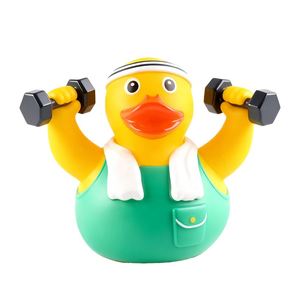 Jouets de bain en PVC personnalisés en gros, imprimés, style canard de cuisine, avec motifs conçus - Product Image 5