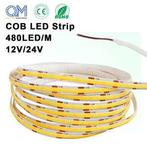 Tira de Luces LED Raymates 480LED/m, Certificación CE, CRI 90, DC 24V, 10w/m, 50mm, Regulable, Cortable, Garantía de 3 Años, Iluminación COB - Product Image 1