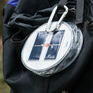 Luce solare gonfiabile 10 LED pieghevole da campeggio portatile nuoto tenda da pesca all'aperto