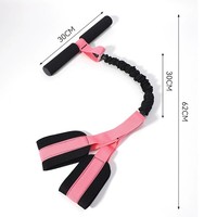 Appareil d'exercice multifonctionnel unisexe de luxe, portable, léger, durable, avec corde de traction élastique et tendeur à pédale, pour abdominaux, voyage et maison