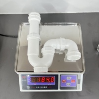 Chine fabricant 1 1/2 PVC siphon évier S piège drain plastique P piège lavabo égouttoir