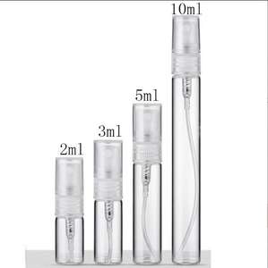 מחיר זול 2 מ "ל 3 מ" ל 5 מ "ל 10 מ" ל קטן נייד שקוף צבע נקי תרסיס זכוכית בקבוק מותאם אישית בושם - Product Image 3