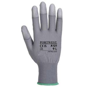 PORTWEST - A121GRRL Poliuretano gris dedo guante-EAN 5036108279159 GUANTES - Product Image 2