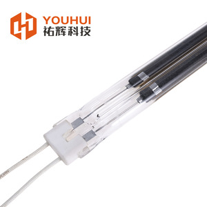Youhui Double <b>Tube</b> Carbon Fiber Infrared <b>Heating</b> Lamp 12mm Diameter Medium Wave Electric Heater - Product Image 2