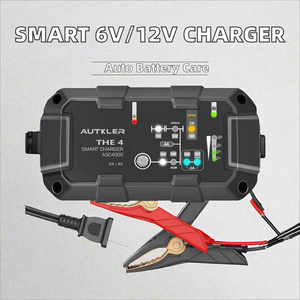 INSTABOX Chargeur d'entretien étanche 12V 6V 24V 5A 10A pour batteries AGM, plomb-acide et lithium de moto et de <span class=keywords><strong>voiture</strong></span> - Product Image 6
