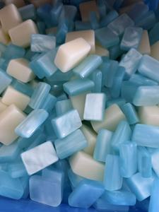 Fichas de Mahjong Acrílicas Azules Automáticas con Bordes Redondeados Lisos, Grosor Sólido, Piezas de Juego para 4 Jugadores - Product Image 3