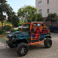 Mini Jeep tout-terrain Zhenda 350cc essence, motos, karts, quads personnalisés 2/4 personnes, 60 yards