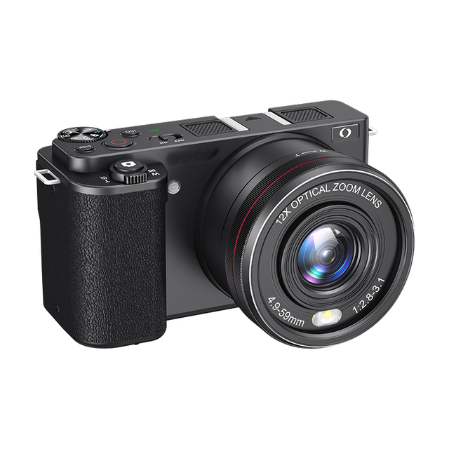 Ordro 5K UHD Street Snap Digital Camera 10X Optical Zoom Wide Angle 16~80mm Focus Length 270° Flip 2.88\" Touch Screen Panel
