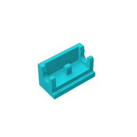 0,1 kg/224 pièces 3937 1*2 Charnière de base en briques Accessoires techniques Enfants DIY Créatif Petites pièces de construction en blocs Jouets