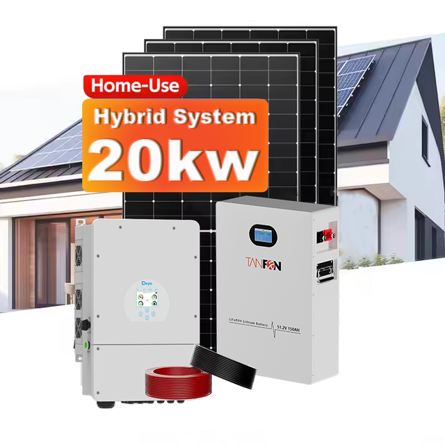 5-6 Kw 12 Kw off Grid Complete MPPT Monocrystalline Silicon Lithium Ion Solar System Kit 25-Year Warranty for Residential Use
