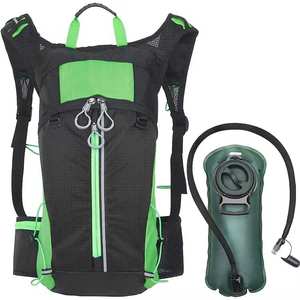 Sac à dos de course à pied imperméable à grande capacité personnalisé avec fermeture éclair pour la randonnée en plein air, le cyclisme, les voyages à vélo, l'hydratation, la poche à eau - Product Image 6