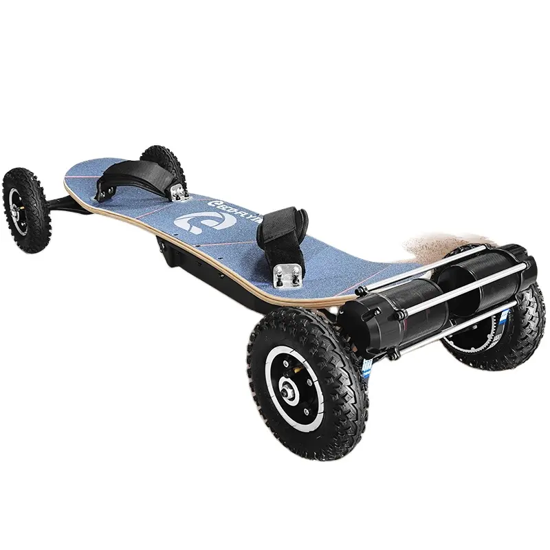 Personalizzato di skateboard elettrico doppio motore all terrain mountain neve off road elettrico di skateboard longboard