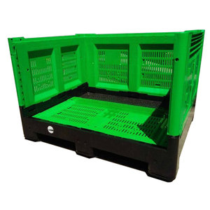 Caisse pliante en plastique boîte-palette robuste pour le transport de boîtes agricoles étanches - Product Image 4