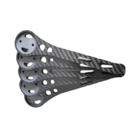 Lasergesneden geïntegreerde carbon fiber code-tafelverlengingsbeugel op maat gemaakte CNC-freesbewerking 3K carbon fiber RC ruimtevaart frame onderdelen