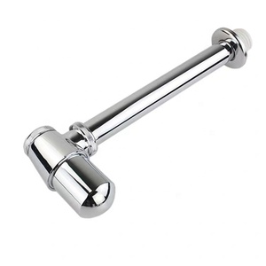 <span class=keywords><strong>Siphon</strong></span> de lavabo en alliage de zinc, kit de tuyau de vidange mural dissimulé pour salle de bain, <span class=keywords><strong>siphon</strong></span> en P pour évier - Product Image 4
