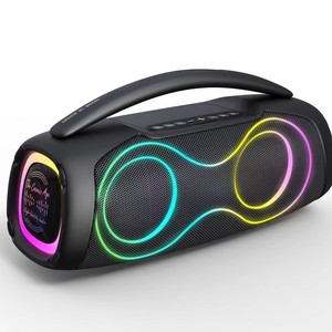 Enceinte portable avec lumières RGB, sortie 30W, batterie rechargeable, 6 heures d'autonomie, pour utilisation en extérieur - Product Image 5