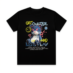 T-Shirt Unisex 100% Cotone 210GSM con Stampa DTF, Casual, Traspirante e Resistente, Maglietta da Donna - Product Image 2