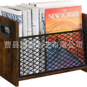 Porte-cartes de bureau en bois transfrontalier, organiseur de documents en bois simple, panier de rangement portable - Product Image 5