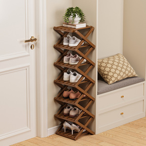 Organizador de Zapatos de Bambú Personalizado al por Mayor, Suministro de Fábrica, Estante de Almacenamiento de Zapatos de 7 Niveles, Organizador de Zapatos de Madera - Product Image 2