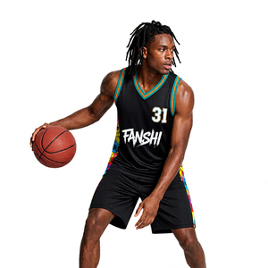 Uniformes <span class=keywords><strong>de</strong></span> Baloncesto <span class=keywords><strong>de</strong></span> Malla <span class=keywords><strong>de</strong></span> Poliéster <span class=keywords><strong>de</strong></span> Secado Rápido <span class=keywords><strong>de</strong></span> Alta Calidad al por Mayor <span class=keywords><strong>de</strong></span> Fanshi, Colores Personalizados, Logotipo Sublimado, <span class=keywords><strong>Camiseta</strong></span> <span class=keywords><strong>de</strong></span> Baloncesto - Product Image 6
