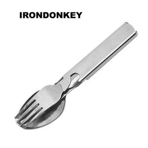 IRONDONKEY Outdoor campeggio Set EDC strumenti forchetta <span class=keywords><strong>cacciavite</strong></span> leva testa chiave multifunzionale campeggio stoviglie cucchiaio stoviglie stoviglie - Product Image 5