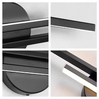 Applique murale LED minimaliste moderne transfrontalière pour couloir, salon, entrée - Décorative, à intensité variable, avec commande vocale hors ligne