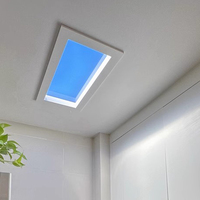 SUEZ-Panneau lumineux intelligent artificiel, lumière du soleil imitant le crépuscule, plafonnier à led