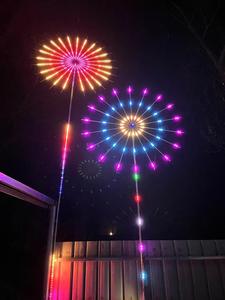 Nuove Luci <span class=keywords><strong>LED</strong></span> a Fuochi d'Artificio RGB da Esposizione Esterna, Impermeabili IP65 e di Grande Successo, Strisce <span class=keywords><strong>LED</strong></span> Decorative a Tema - Product Image 5