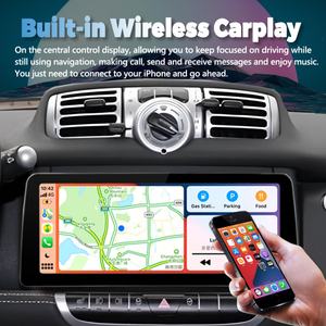 Écran QLED 12,3 pouces, autoradio Android 13, lecteur vidéo pour voiture, stéréo pour Benz Smart Fortwo 2011-2015, GPS, multimédia, Carplay, unité principale - Product Image 2