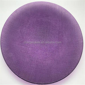 Plato de presentación con diseño de color morado, directo de fábrica, para bodas y fiestas. - Product Image 3