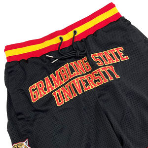 Pantalones Cortos de Baloncesto Retro de Malla Sublimados Personalizados al por Mayor, Transpirables, con Logotipo Bordado Estampado y Bolsillo - Product Image 3