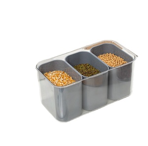 Kitchen PET Food Storage Box, Refrigerator Transparent Can Stack Drain, Vegetables And Fruits Transparent Storage Box Wholesale