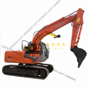 Excavatrice sur chenilles hydraulique d'occasion japonaise Hitachi ZX120 Zx120-5 de 12 tonnes avec moteur Isuzu - Product Image 5