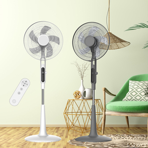 Ventilateur d'urgence électrique DC LED télécommandé en plastique avec veilleuse à faible bruit pour l'extérieur, les hôtels, les voitures et les camping-cars. - Product Image 2