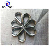 Ventes directes d'usine triangle anneau poulet coeur anneau raccords électriques accessoires de fer