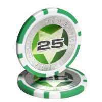 Logo personnalisé & Motif ABS Métal Composite Poker Chips pour Casino Token & Club Room utiliser