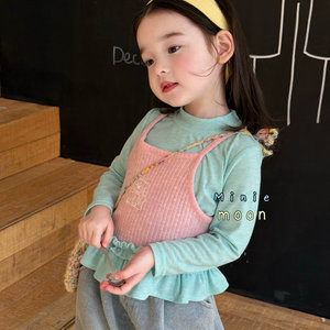 Tongxingyuan Baby Girls' T-shirt Thin Breathable Spring Fashion Two-Piece Set - Product Image 2