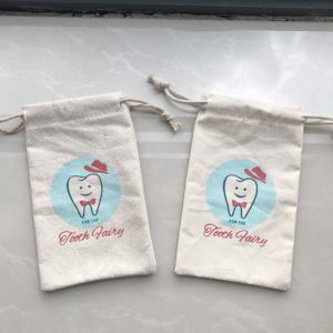 Personalized Logo Printed Boy Girl <strong>Tooth</strong> <strong>Fairy</strong> <strong>Bag</strong>, Personalized Gift, Personalized Keepsake - Product Image 2