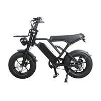 Motor hibrida 16 inci 350w 13Ah sepeda E, suspensi penuh sepeda lemak listrik Mini kotoran remaja sepeda untuk anak-anak