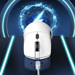 <span class=keywords><strong>Souris</strong></span> de jeu OEM 68g 6D légère, rechargeable, trois modes, sans fil 2.4GHz, filaire, DPI 10000, ergonomique, avec base de charge - Product Image 5
