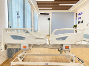 Высококачественные защитные рельсы для больничной койки, сертифицированные, ручные боковые рельсы для кормления, прочные металлические, изготовленные производителем - Product Image 4