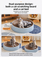 Papan Garukan Kucing Grosir dari Karton Bergelombang, Alas Garukan Kucing yang Tahan Lama, Mainan Garukan Kucing, Tersedia Logo Kustom OEM