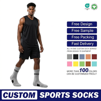 Chaussettes de sport professionnelles pour hommes mi-mollet, épaisses, avec fond en tissu éponge, absorbant la transpiration, anti-odeurs, pour la course à pied et le basketball
