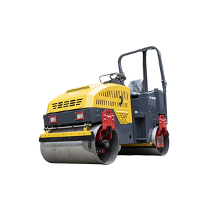 Hightop 1Ton 1000kg Rodillo de carretera Maquinaria de construcción de carreteras Rodillo de vibración hidráulico grande - Product Image 1