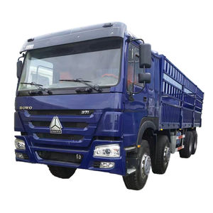 Camión de carga usado Sinotruck Howo 6x4 8x4 10 12 ruedas 40-60 <span class=keywords><strong>toneladas</strong></span> valla lateral de servicio pesado LHD RHD - Product Image 3