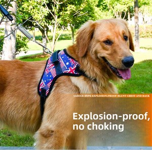 <span class=keywords><strong>Harnais</strong></span> pour <span class=keywords><strong>chien</strong></span> <span class=keywords><strong>anti</strong></span>-explosion avec sangle en forme d'os pour grands chiens, <span class=keywords><strong>harnais</strong></span> de promenade pour animaux de compagnie - Product Image 3