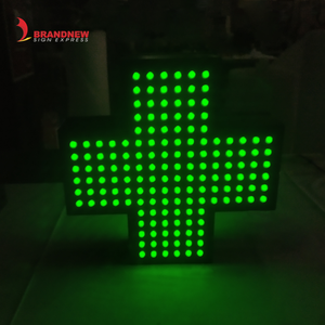 Brandnewsign nhà sản xuất tùy chỉnh ngoài trời dược dẫn ánh sáng Hộp dấu hiệu thép không gỉ dược chữ thập dấu leuchtkasten - Product Image 2