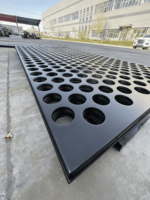 Tôle métallique microperforée en aluminium, perforée à motif losange, galvanisée, maille perforée de 1,5 mm